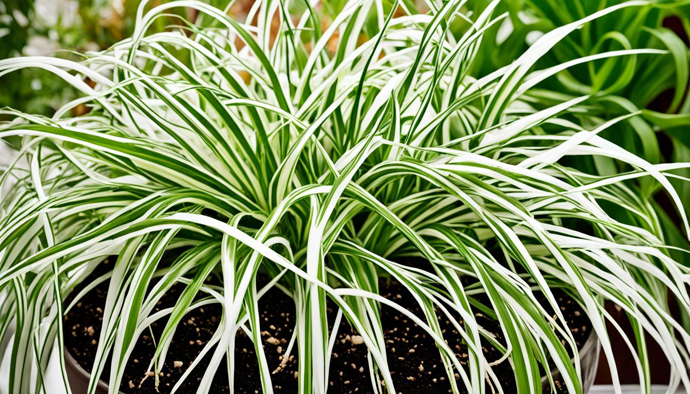 spider plant root system