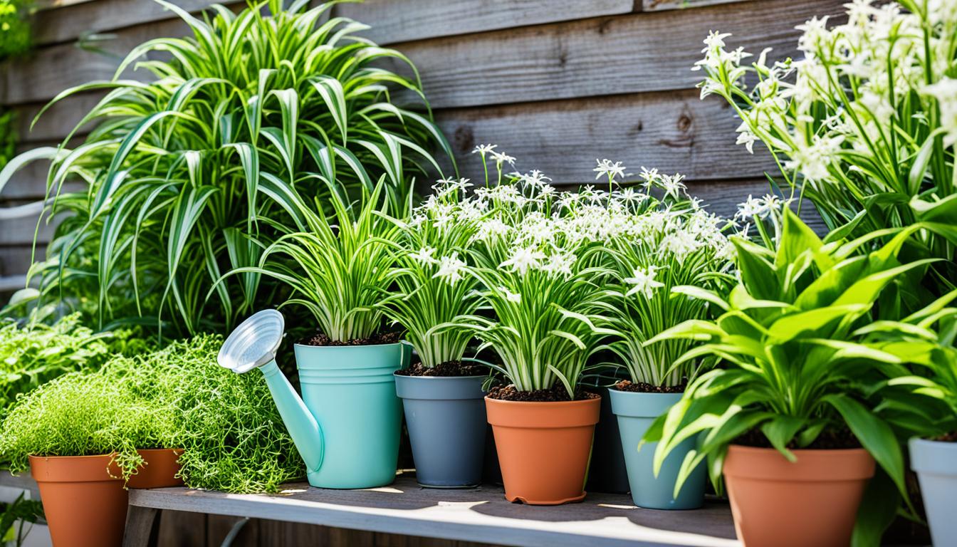 outdoor spider plant propagation