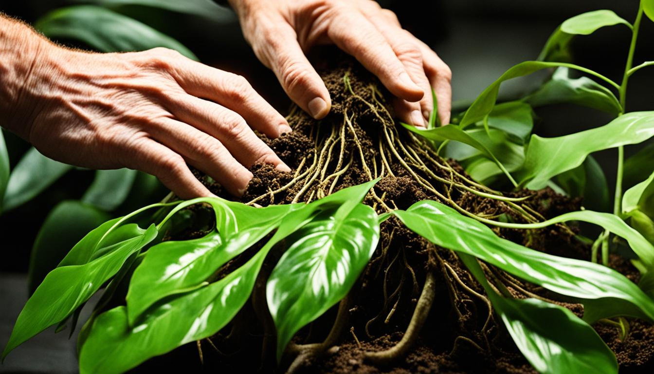 how to replant philodendron