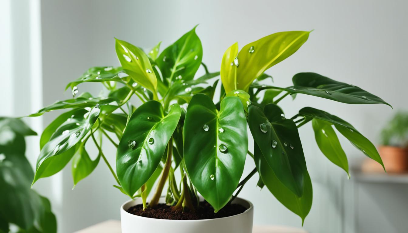 Philodendron Brasil watering needs