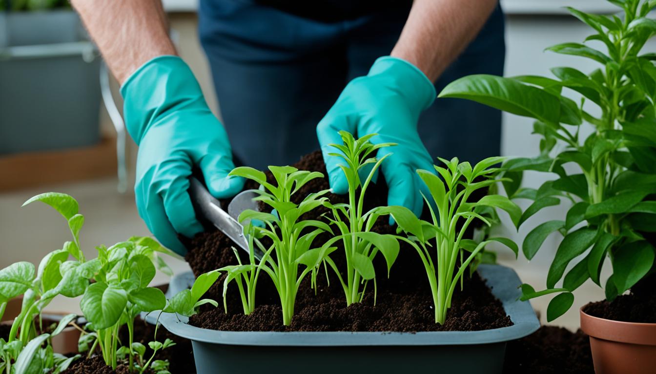 repotting techniques