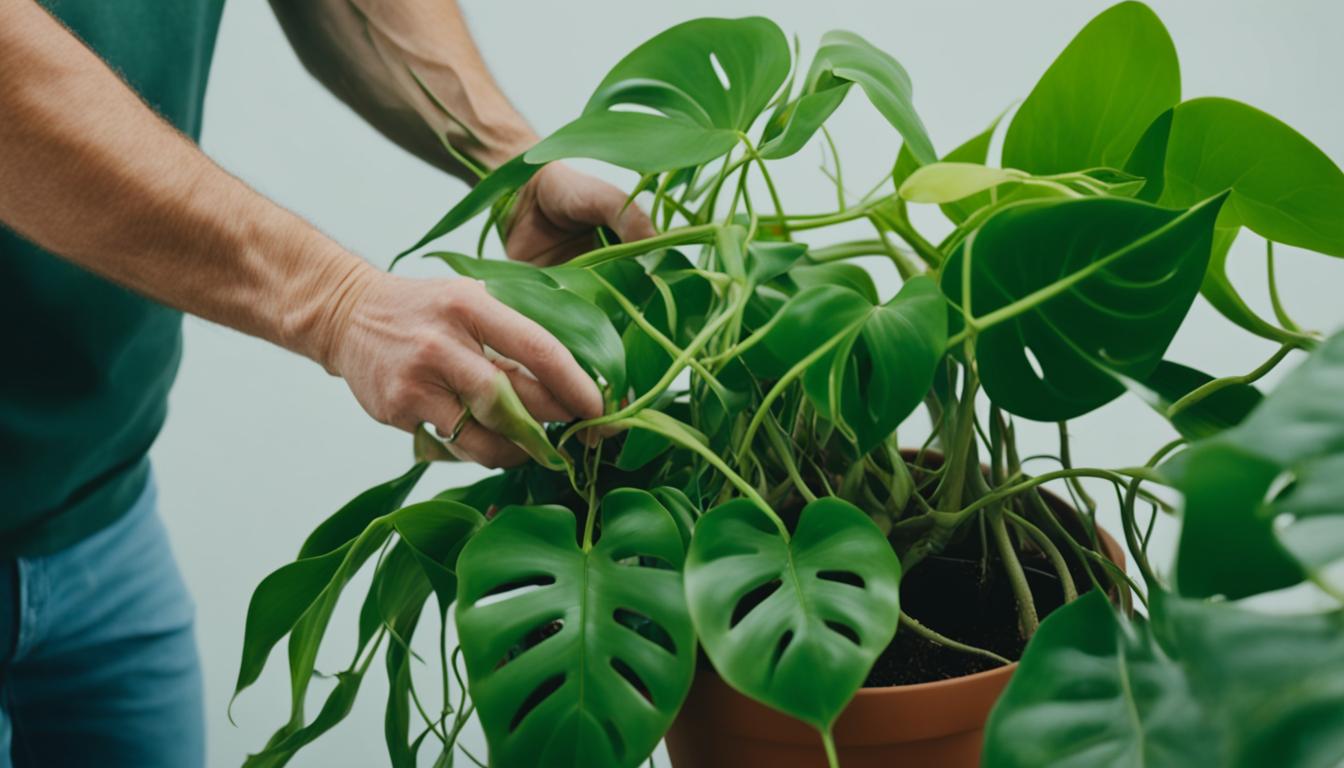 philodendron replanting tips