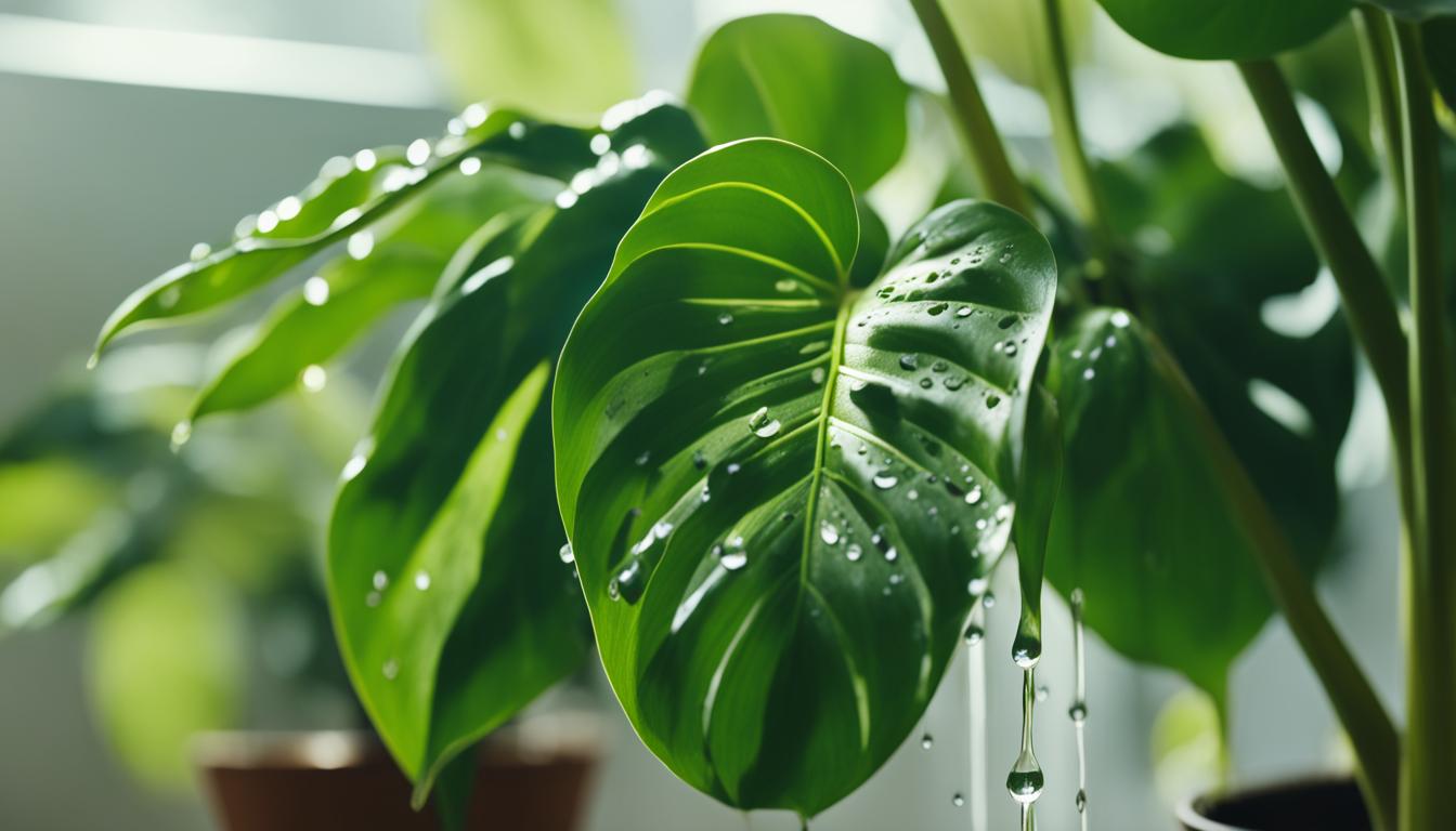 watering needs of philodendron brasil