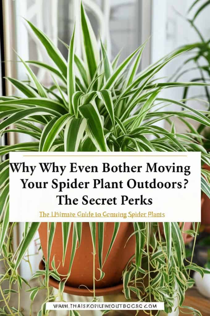Why Even Bother Moving Your Spider Plant Outdoors? The Secret Perks - Thrive Outdoors: The Ultimate Guide to Growing Spider Plants