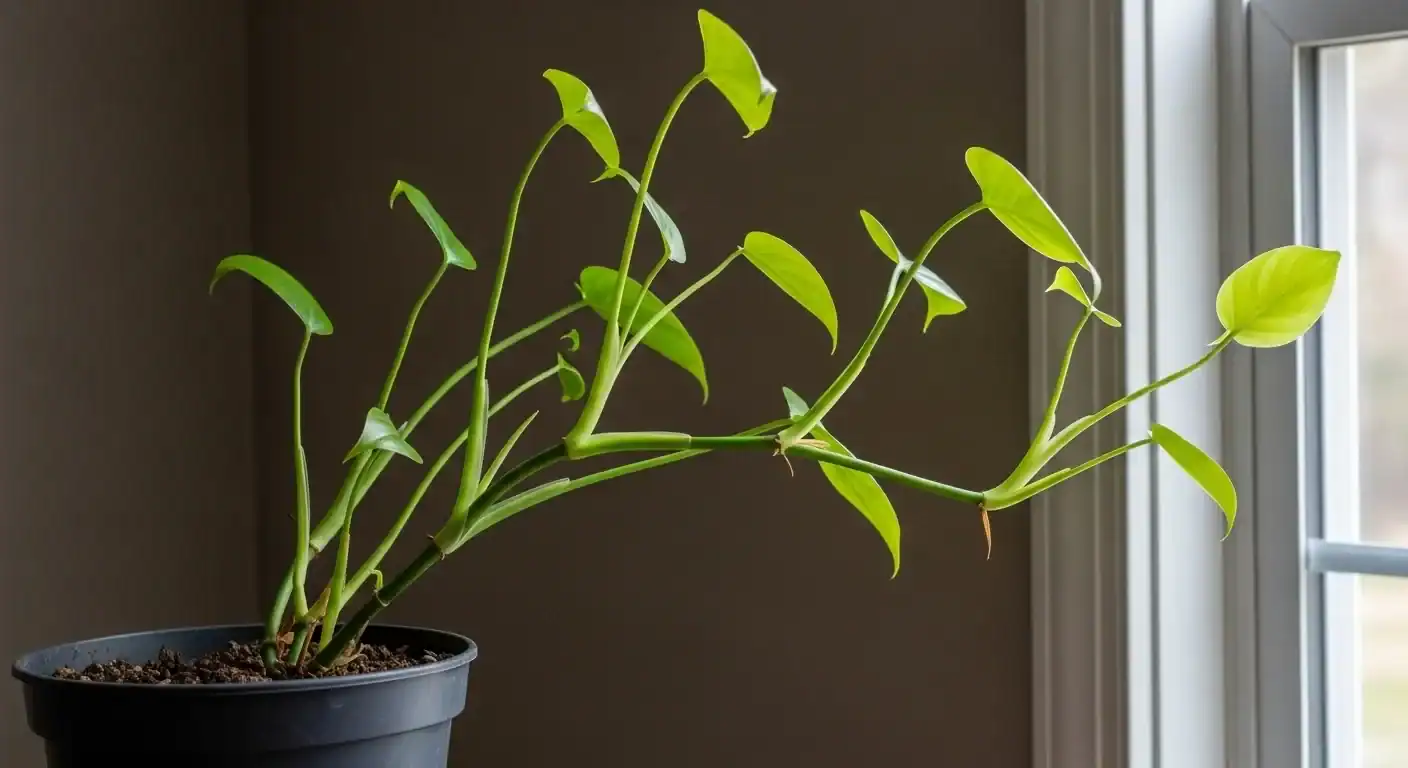 Philodendron Brasil in a nursery pot showing healthy trailing foliage and even moisture-retentive growth.