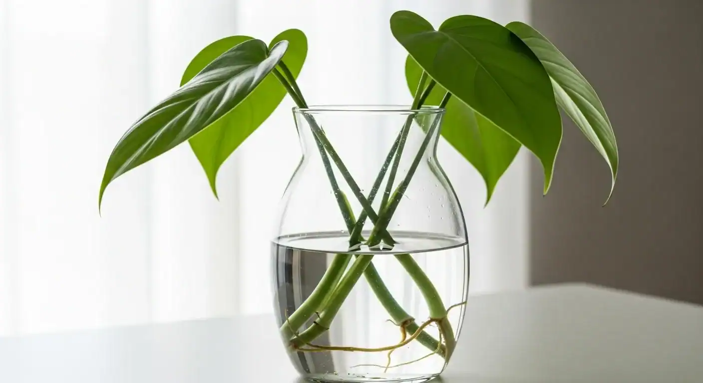 DIY propagation station setup for rooting houseplant cuttings