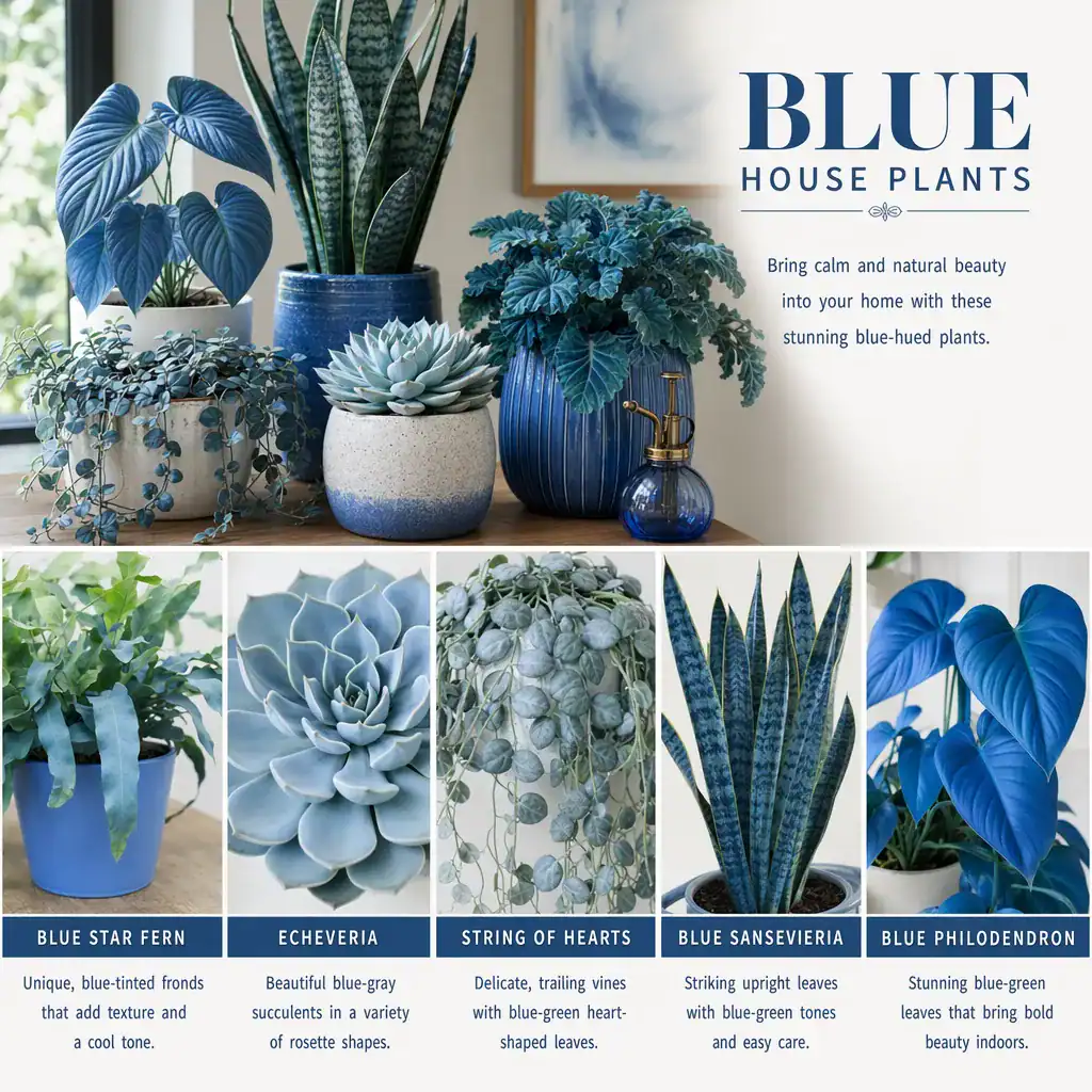 Blue House Plants
