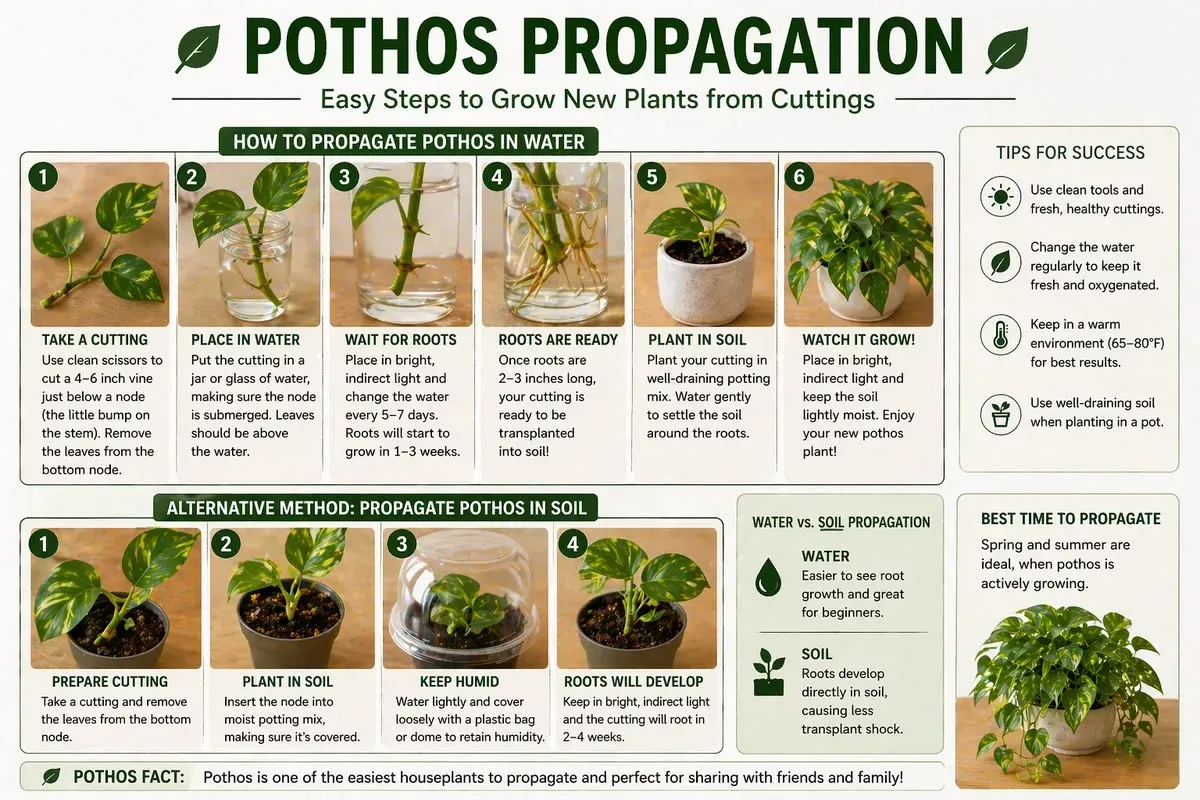 Houseplant propagation station with glass vessels for cuttings